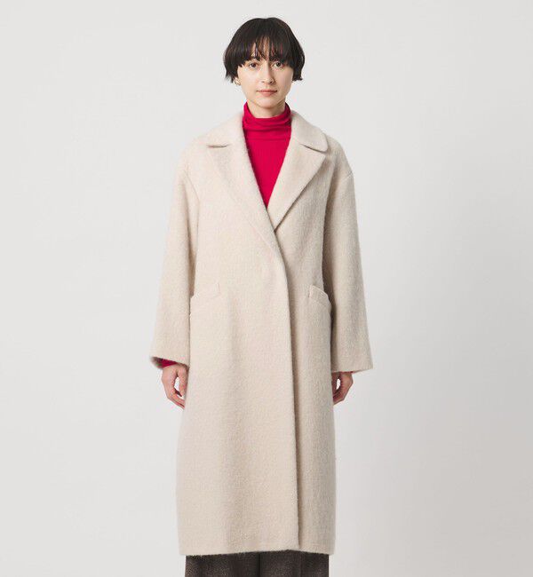 UNITED ARROWS「シャギー ビッグ テーラード コート」|チェスターコート|