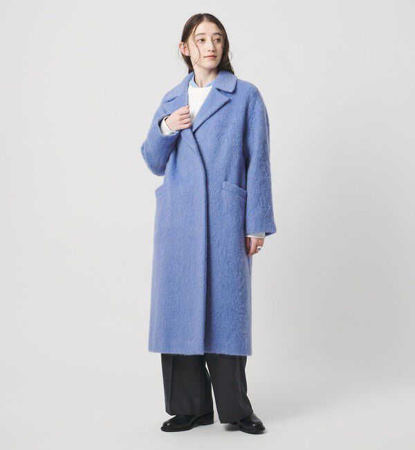 UNITED ARROWS「シャギー ビッグ テーラード コート」|チェスターコート|