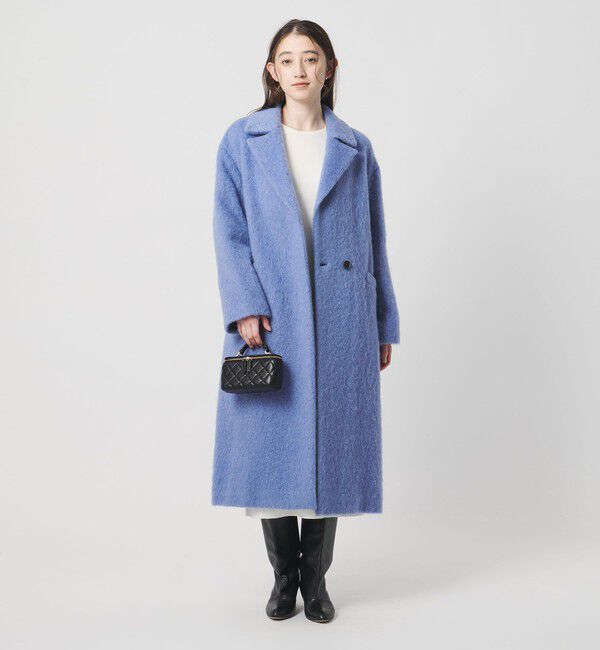 UNITED ARROWS「シャギー ビッグ テーラード コート」|チェスターコート|