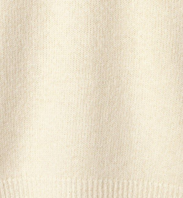 UNITED ARROWS「フォックス ウール ラメ Vネック ニット」|ニット・セーター|