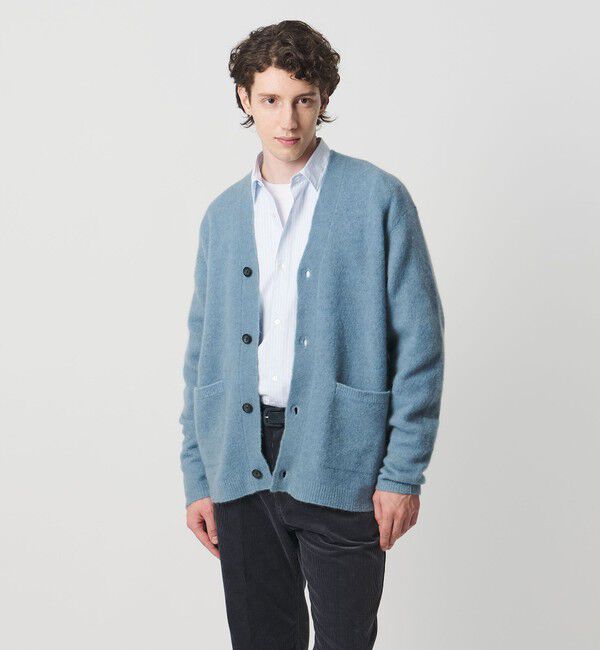 UNITED ARROWS「ヤク ヘアリー カーディガン」|カーディガン|