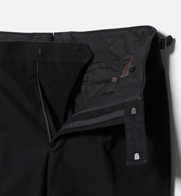 UNITED ARROWS「モールスキン 1プリーツ スラックス」|スラックス|