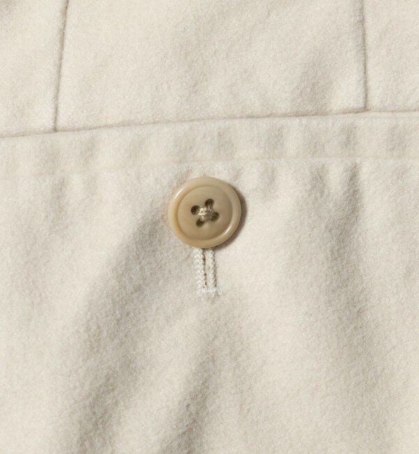 UNITED ARROWS「モールスキン 1プリーツ スラックス」|スラックス|