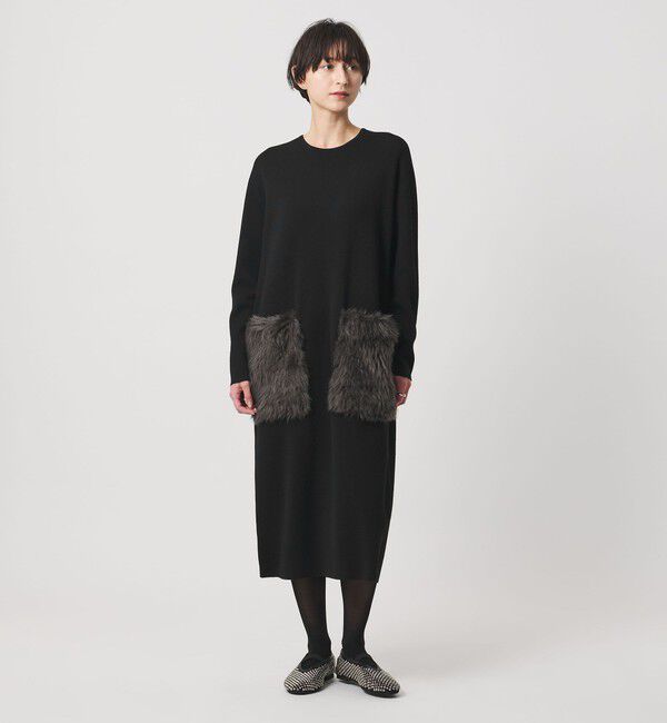 UNITED ARROWS「ポケット ワンピース」|ワンピース|BLACK