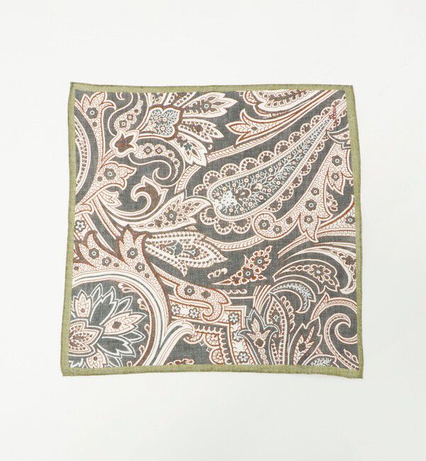 UNITED ARROWS「＜molteni＞ ペイズリー ポケットチーフ」|ハンカチ|