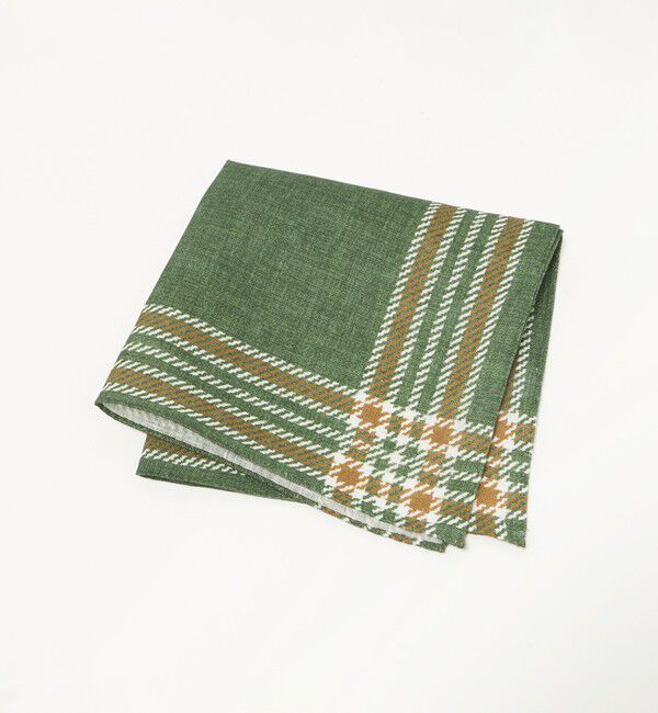 UNITED ARROWS「＜molteni＞ ポケットチーフ」|ハンカチ|DK.GREEN