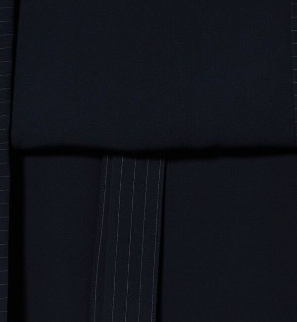 UNITED ARROWS「Drapy タック ノースリーブ ストライプ ワンピース ‐ウォッシャブル‐」|ワンピース|