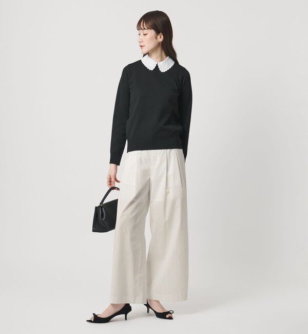 UNITED ARROWS「MANTECO POP ワイドパンツ」|チノ|