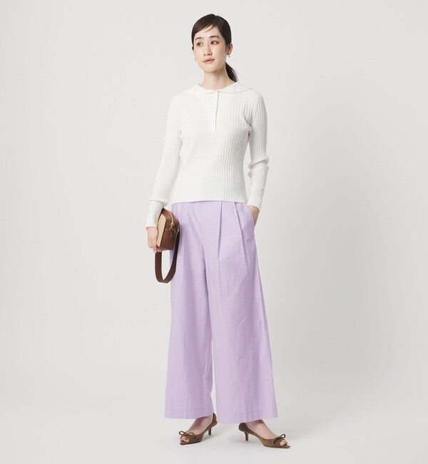 UNITED ARROWS「MANTECO POP ワイドパンツ」|チノ|