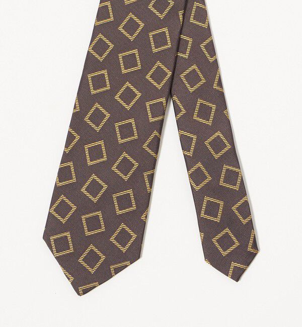 UNITED ARROWS「カラー スクエア ジャガード ネクタイ」|ネクタイ・蝶ネクタイ|