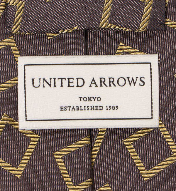 UNITED ARROWS「カラー スクエア ジャガード ネクタイ」|ネクタイ・蝶ネクタイ|
