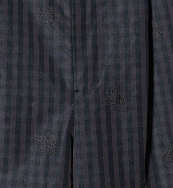 UNITED ARROWS「ギンガムチェック フラワー ジャガード ワイドパンツ ‐ウォッシャブル‐」|その他|