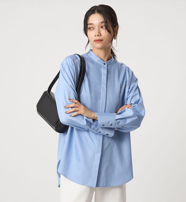 UNITED ARROWS green label relaxing「ピンタック シャツ」|シャツ・ブラウス|LT.BLUE