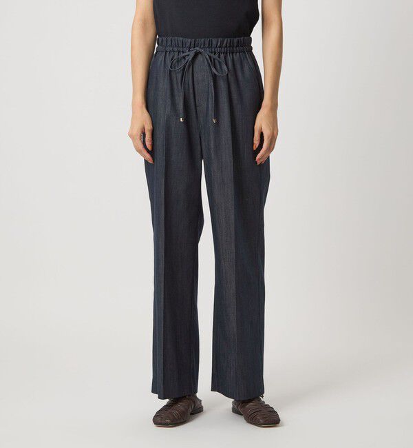 UNITED ARROWS green label relaxing「【結論シリーズ】ニーハイフレアパンツ デニム［size SHORT/TALLあり］」|デニム|