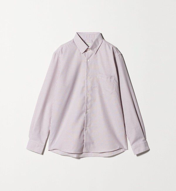 UNITED ARROWS green label relaxing「エブリット コットンオックス ストライプ スナップ ボタンダウン シャツ -イージーアイロン-」|シャツ・ブラウス|