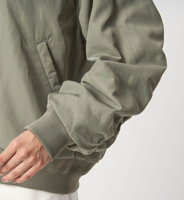 UNITED ARROWS green label relaxing「ツイル コクーン MA-1 ウォッシャブル 撥水 吸湿発熱」|ブルゾン・スタジャン|