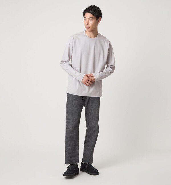 UNITED ARROWS green label relaxing「オーガニック コットン ポンチ クルーネック Tシャツ」|Tシャツ・カットソー|