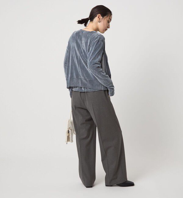 UNITED ARROWS green label relaxing「【WEB限定】＜at ease＞オルマイ ワイド パンツ マシンウォッシャブル ストレッチ 帯電防止」|その他|