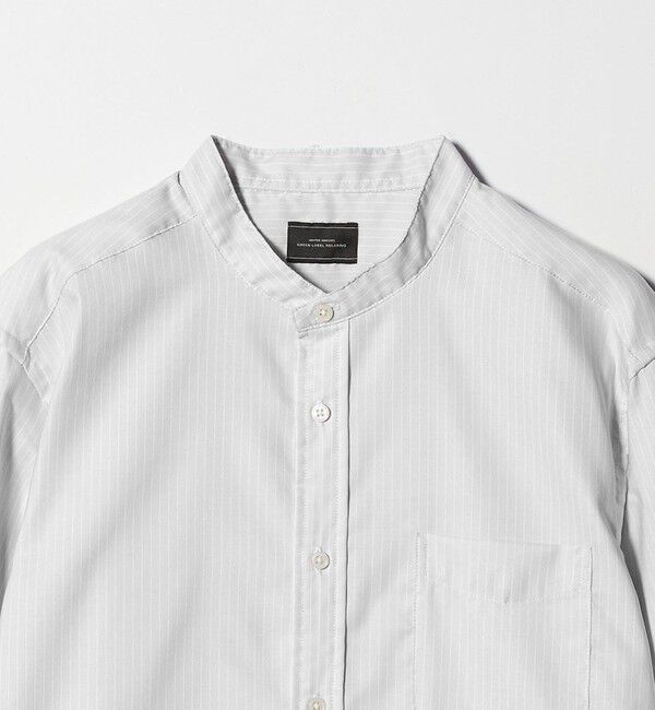 UNITED ARROWS green label relaxing「W/R オックス バンドカラー シャツ」|シャツ・ブラウス|