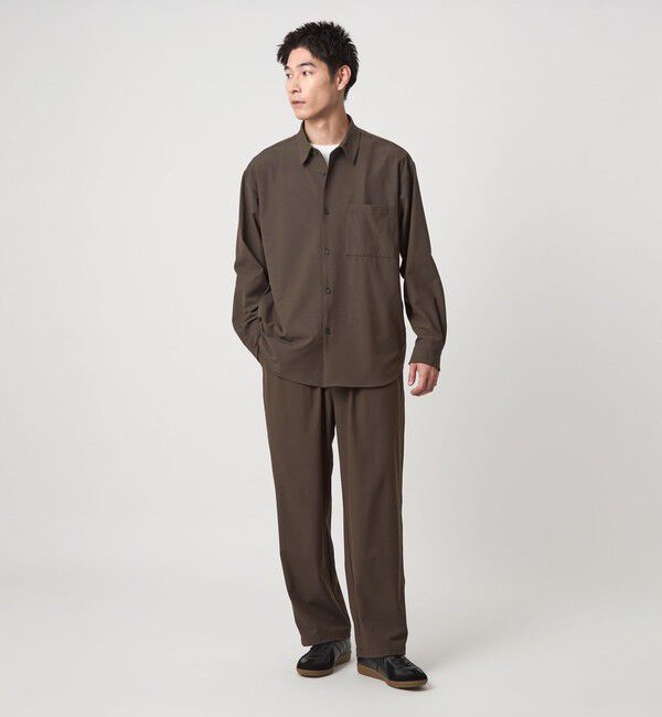 UNITED ARROWS green label relaxing「FREELITCH ボックス レギュラーカラー シャツ -ストレッチ-」|シャツ・ブラウス|