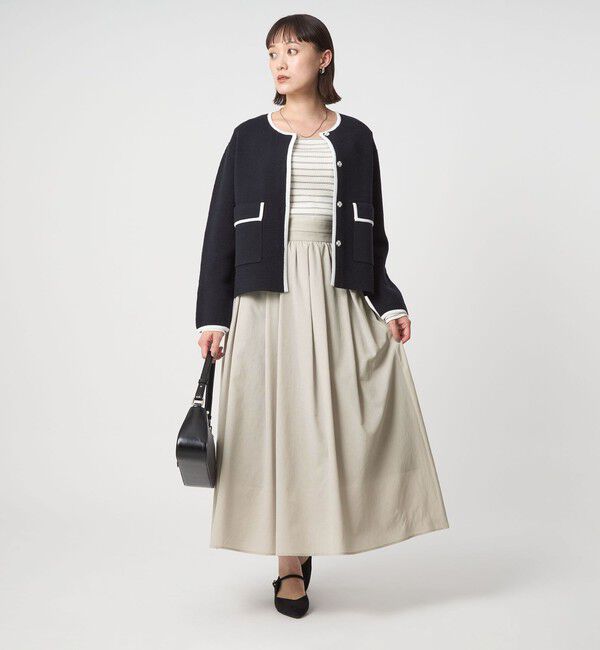 UNITED ARROWS green label relaxing「エアリー ギャザー スカート 2」|フレア|