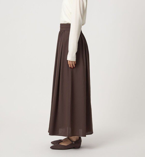 UNITED ARROWS green label relaxing「エアリー ギャザー スカート 2」|フレア|