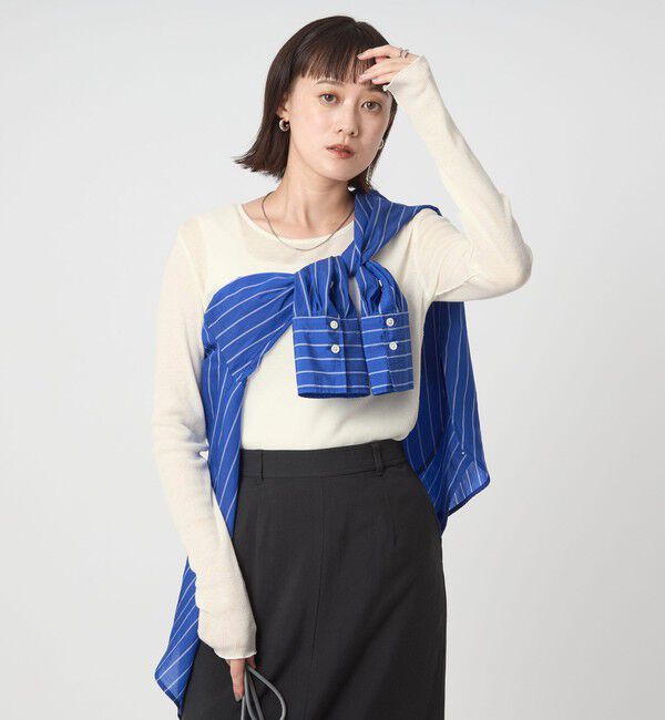 UNITED ARROWS green label relaxing「テレコ クルーネック プルオーバー」|Tシャツ・カットソー|