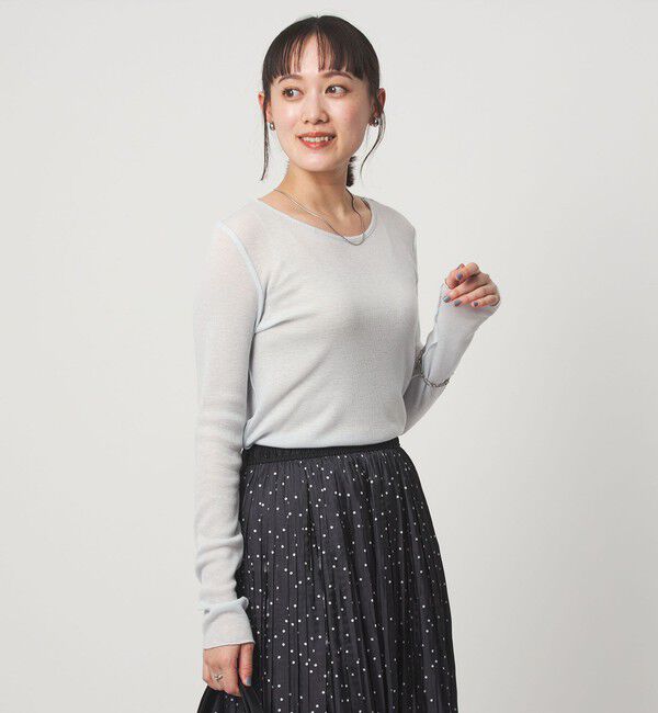 UNITED ARROWS green label relaxing「テレコ クルーネック プルオーバー」|Tシャツ・カットソー|