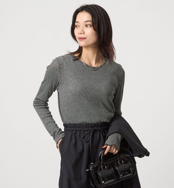 UNITED ARROWS green label relaxing「テレコ クルーネック プルオーバー」|Tシャツ・カットソー|