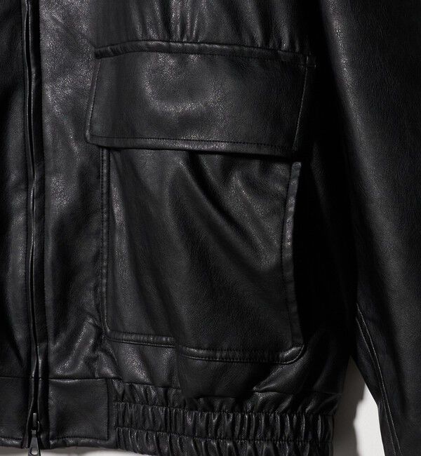 UNITED ARROWS green label relaxing「A2 レザーライク ブルゾン」|ブルゾン・スタジャン|