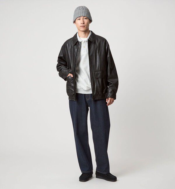 UNITED ARROWS green label relaxing「A2 レザーライク ブルゾン」|ブルゾン・スタジャン|