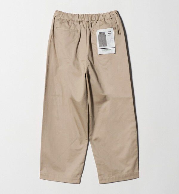 UNITED ARROWS green label relaxing「【WEB限定】＜3/2 WORKS＞GLR ワイドチノ チノパンツ」|チノ|