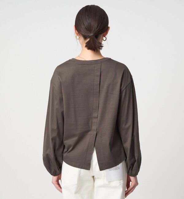 UNITED ARROWS green label relaxing「パフギャザー ロングスリーブ プルオーバー カットソー」|Tシャツ・カットソー|