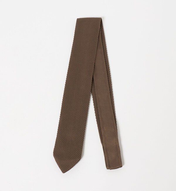 UNITED ARROWS green label relaxing「GLR ポリエステル ウォッシャブル ニット ソリッド ネクタイ ニットタイ」|ネクタイ・蝶ネクタイ|MD.BROWN
