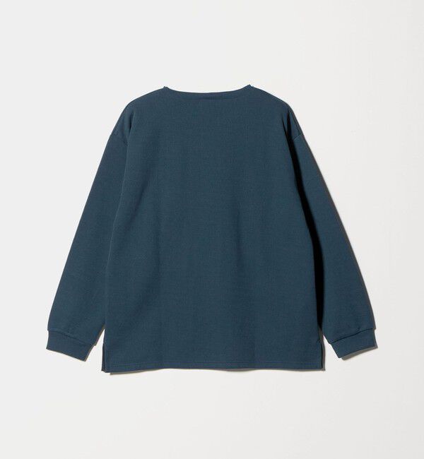 UNITED ARROWS green label relaxing「ハーフゲージ ダブルフェイス ノーカラー カットソー」|Tシャツ・カットソー|