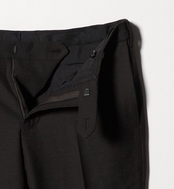 UNITED ARROWS green label relaxing「A+ TWPU バーズアイ スリム アジャスター スラックス -ウォッシャブル・ストレッチ-」|スラックス|