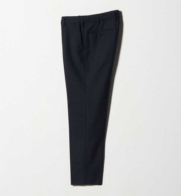 UNITED ARROWS green label relaxing「A+ TWPU バーズアイ スリム アジャスター スラックス -ウォッシャブル・ストレッチ-」|スラックス|