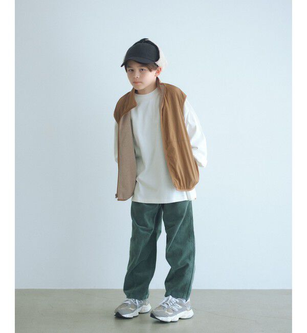 UNITED ARROWS green label relaxing「コーデュロイ カーブパンツ / キッズ  100cm-160cm ストレッチ」|チノ|