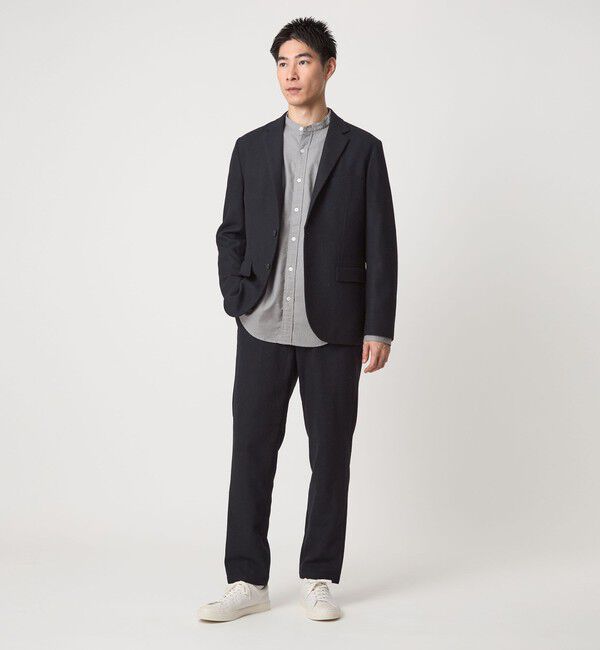 UNITED ARROWS green label relaxing「ウォッシャブル ホームスパン ナロー ジャケット -ストレッチ-」|テーラードジャケット|