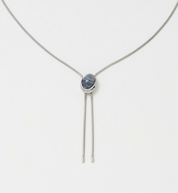 UNITED ARROWS green label relaxing「オーバルカラー スライド Yネックレス」|ネックレス|