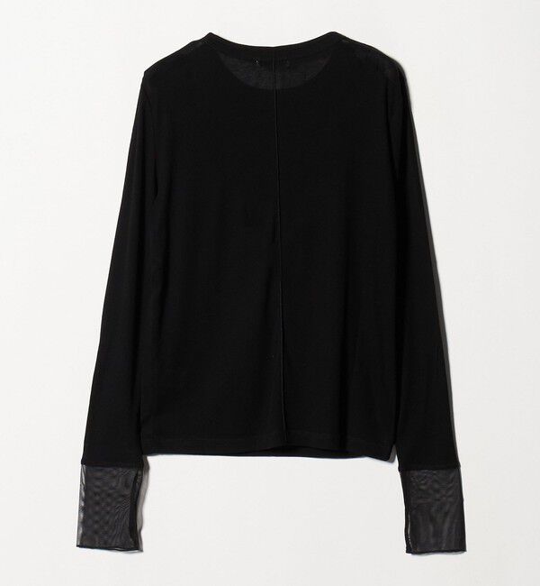 UNITED ARROWS green label relaxing「チュール ドッキング シアー プルオーバー」|Tシャツ・カットソー|