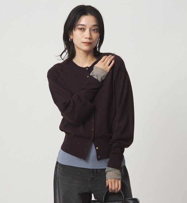 UNITED ARROWS green label relaxing「チュール ドッキング シアー プルオーバー」|Tシャツ・カットソー|