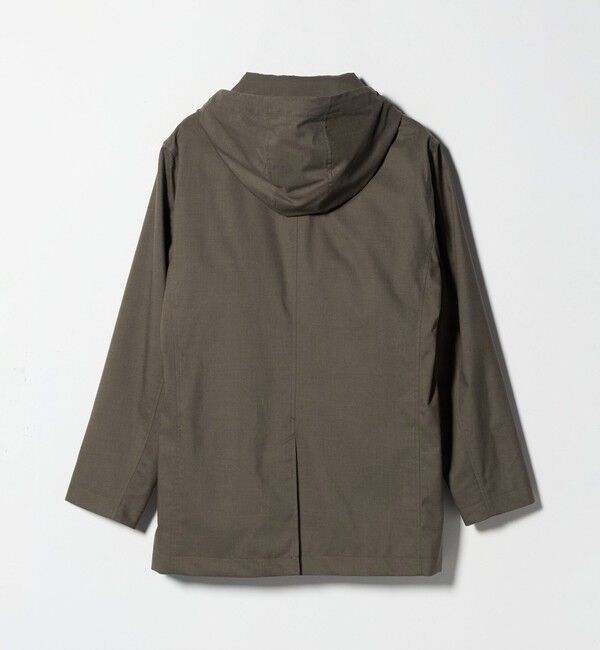 UNITED ARROWS green label relaxing「ルミレットウール TAION フード バルカラーコート -撥水-」|ステンカラーコート|