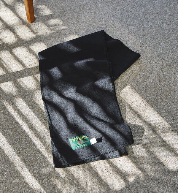 UNITED ARROWS green label relaxing「【別注】＜TWEEDMILL＞GLR フリース マフラー」|マフラー|BLACK