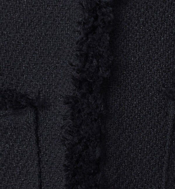 UNITED ARROWS green label relaxing「［size SHORTあり］ミックス ツイードライク ポケット ノーカラー ジャケット」|ノーカラージャケット|