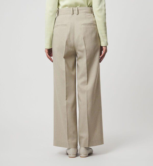 UNITED ARROWS green label relaxing「［size SHORT/TALLあり］Greed グリード メランジ ストレート パンツ」|スラックス|