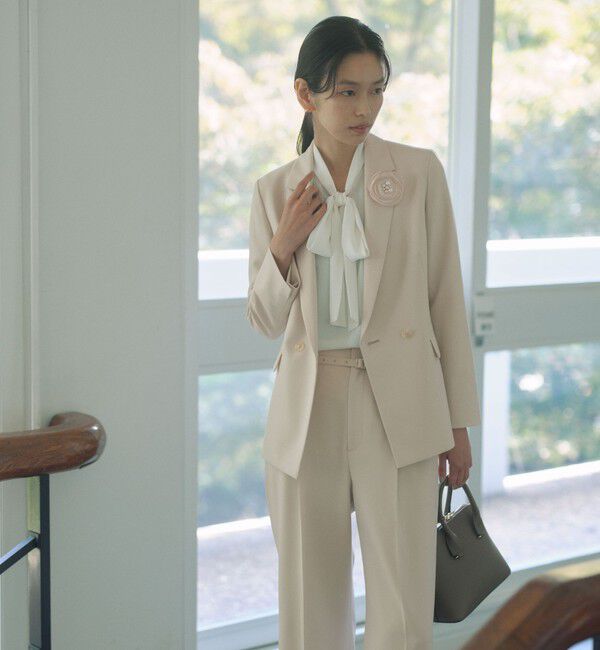 UNITED ARROWS green label relaxing「トロミ ボウタイ ブラウス マシンウォッシャブル」|シャツ・ブラウス|