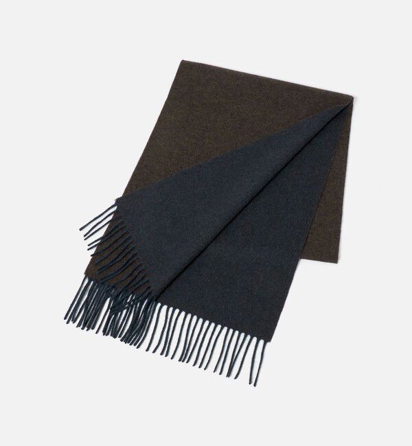 UNITED ARROWS green label relaxing「カシミヤ 100 リバー マフラー」|マフラー|DK.BROWN