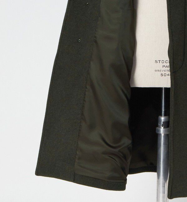 UNITED ARROWS green label relaxing「Ballis バリス モッサー バルカラー ブラウン ステンカラーコート」|ステンカラーコート|