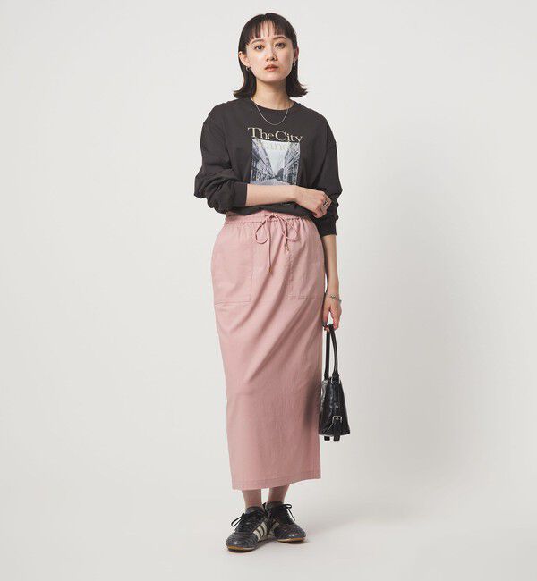 UNITED ARROWS green label relaxing「［size SHORT/TALLあり］オルマイ LI/MIX タイト スカート」|タイト|